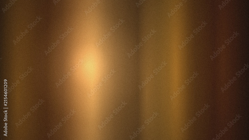 Fototapeta premium Abstract golden brown gradient background with bright light reflections creating a warm and metallic texture for design