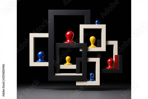 Futuristic 3D Abstract Mod Sculpture with Liquid Mercury.