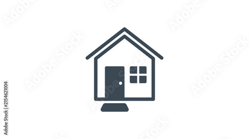 Simple House Icon Isolated