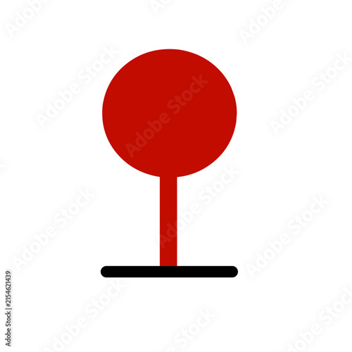 pin map marker pointer icon, GPS location flat symbol, arrows and flag signs – vector