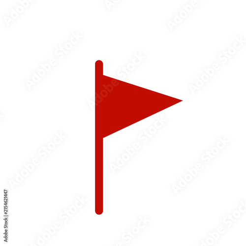 pin map marker pointer icon, GPS location flat symbol, arrows and flag signs – vector