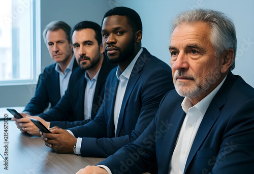 Diverse group of business p...