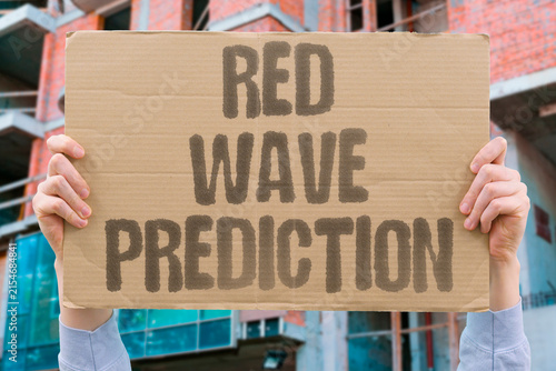 Принти на полотні "Red Wave Prediction" A red wave prediction dominates cable news coverage