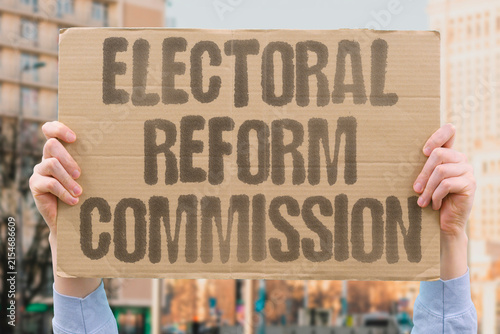 Fotografie "Electoral Reform Commission" An electoral reform commission issues its final report on voting systems