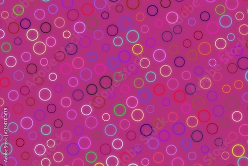 Colorful abstract background with circles and squares design