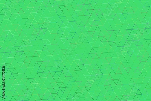 Green abstract background with geometric triangle pattern