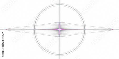 glowing central purple light source, futuristic technology concept, technology, research, geometric circular patterns, luminous