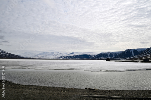 Photography Spitsbergen mountains in Longyerbyen