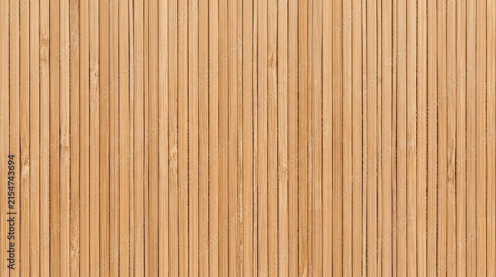 Fototapeta premium Vertical bamboo wood texture background for natural interior design