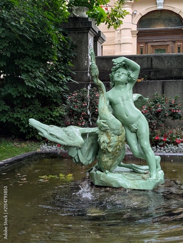 Garden of Finlayson Palace Tampere  Finland