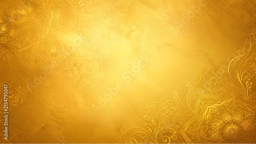 Abstract golden texture background banner - Luxury scratched gold pattern wall wallpaper backdrop