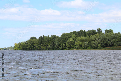 Cuadro en lienzo beautiful view of the Dnipro River Ukraine