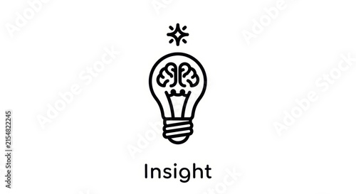 Creative light bulb idea concept with brain and spark.