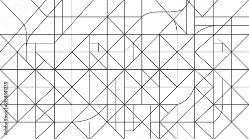 Minimalist abstract geometric line pattern background.