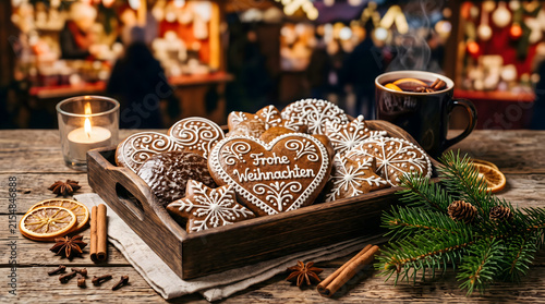 German Lebkuchen Christmas Gingerbread Cookies