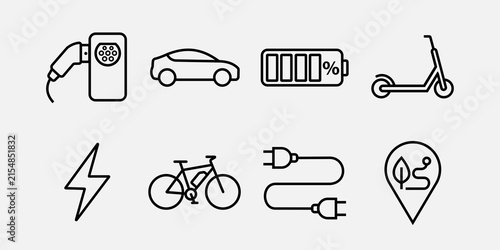 set of icons