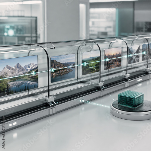 Futuristic Digital Content Processing Lab and Data Management System