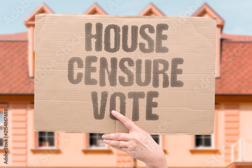 Obraz na plátně "House Censure Vote" A House censure vote is held for a member's misconduct