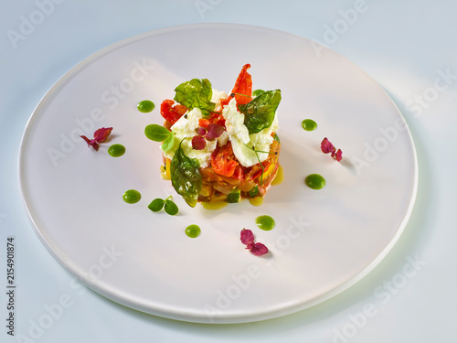 Auberginencarponata, essen, gemüse, gesund, frisch, green, vegetarier, diät, feinschmecker, köstlich