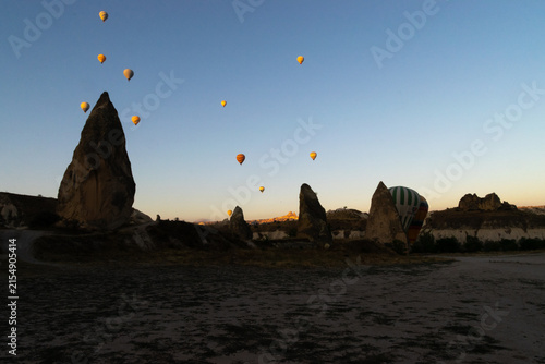 Hot air balloons over Cappadocia