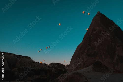 Hot air balloons over Cappadocia