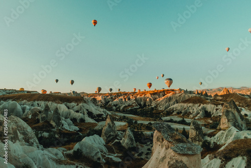 Hot air balloons over Cappadocia