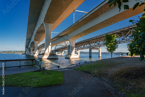 Beneath ISeattle Highway Bridges