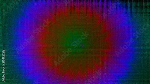 Colorful sound wave spectrum audio visualization pattern