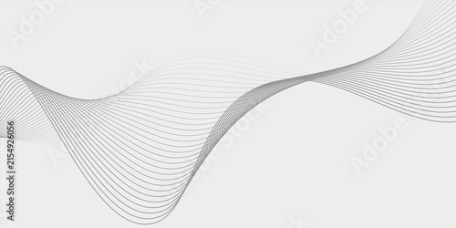 Canvastavla Dotted wave line pattern