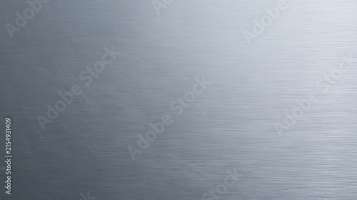 Brushed Metal Texture Background with Gradient Light