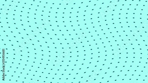 Mesh grid lines wobbling gently, teal