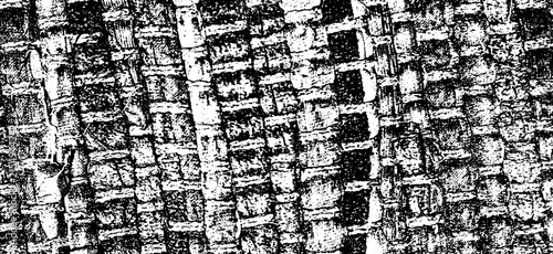 High Contrast Black and White Abstract Woven Fabric Mesh Texture Background