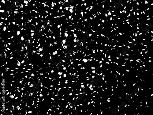 High Contrast Black and White Abstract Confetti Speckled Noise Texture Background