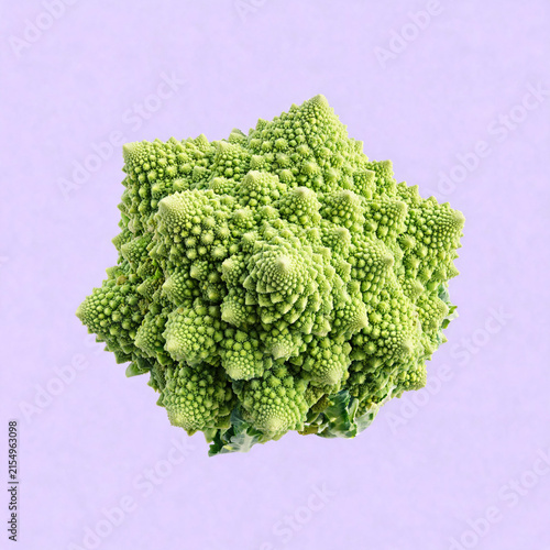 Realistic appetizing vegetable photographed on a pastel colored background, isolated fresh food image with clean styling, soft light, and natural texture