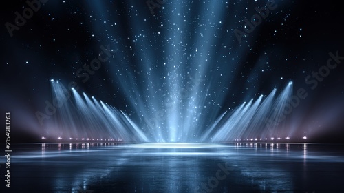 Spectacular light show creates magical and dramatic scene