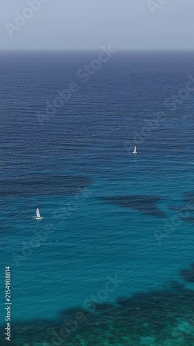 sail boats in the ocean