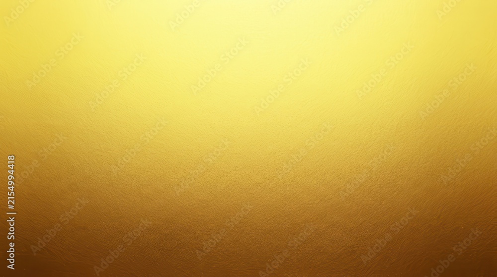 Fototapeta premium Golden watercolor gradient background with a subtle paper grain texture.