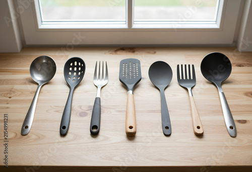 Assortment of kitchen utens...