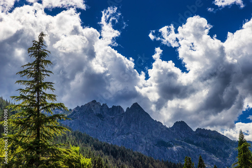 Castle Crags in Castella, California, United States