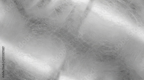 Seamless flat lay full frame macro photograph of silver texture