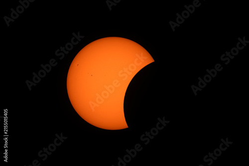 Fotografía Partial Solar Eclipse Over the Netherlands