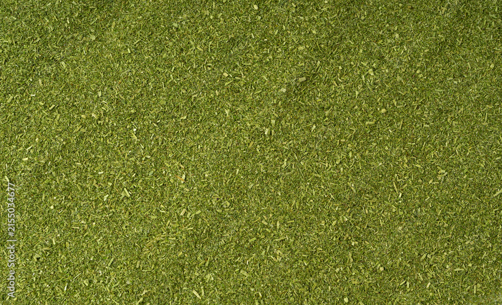 Fototapeta premium Green grass powder, dry ground barley sprouts