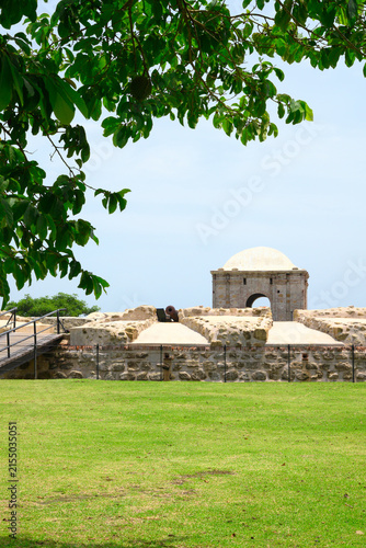 фотографія View from the glacis toward the vaulted gatehouse at Fort San Lorenzo