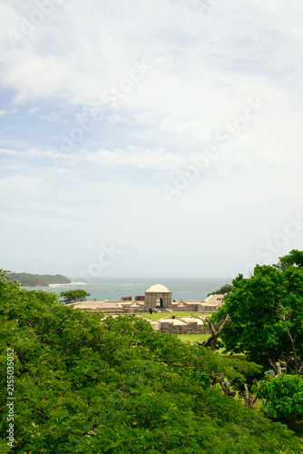 Photography Vertical view from upper battery to Fort San Lorenzo gatehouse