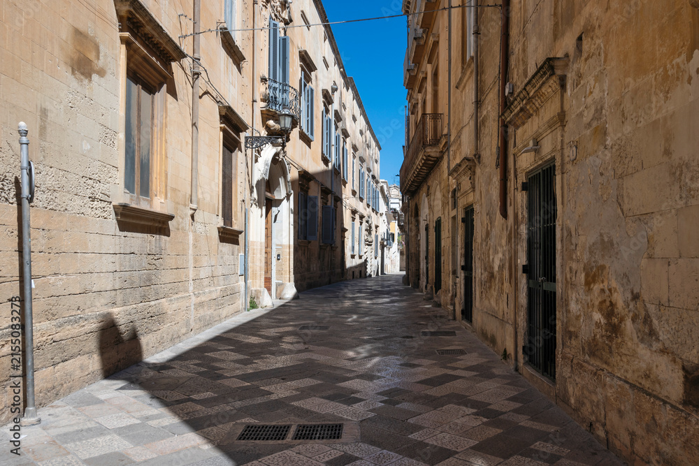 Obraz premium Amazing view of The Old town of Lecce, Italy