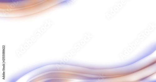 Abstract blue orange gradient brush strokes isolated on white, creating dynamic flowing waves with vibrant modern energy.