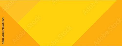 Foto Minimalist yellow geometric abstract background with overlapping triangular shap