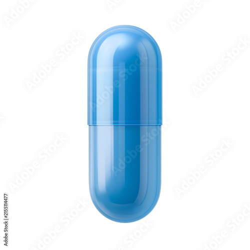Blue Medicine Capsule PNG