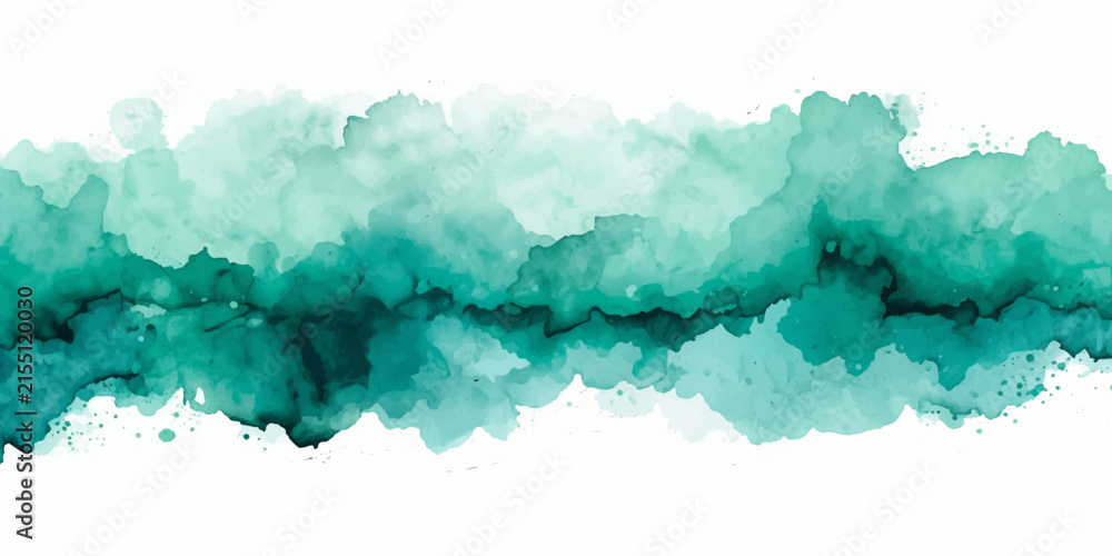 Fototapeta premium Abstract Blue Watercolor Background with Soft Cloud Shapes, Misty Smoke Effects, Winter Ice Tones, and Artistic Paper Texture for Nature and Creative Design