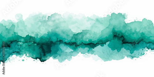 Abstract Blue Watercolor Background with Soft Cloud Shapes, Misty Smoke Effects, Winter Ice Tones, and Artistic Paper Texture for Nature and Creative Design